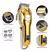 Maquina Cortador De Cabelo Kemei Profissional Dourado Km1986 - comprar online