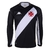 Camisa Vasco da Gama I 23/24 manga longa - Torcedor Kappa Masculina - Preta e branca