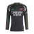 Camisa Arsenal II 24/25 manga longa - Torcedor Adidas Masculina - Preta com detalhes em verde e vermelho