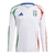 Camisa Seleção Itália II 24/25 manga longa - Torcedor Adidas Masculina - Branca