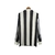 Camisa Retrô Newcastle 1997/1999 manga longa - Masculina Adidas - Branca com listras pretas e detalhes em azul - comprar online