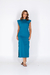 Vestido Midi Muscle Azul Mar Egeu - Gracious Store