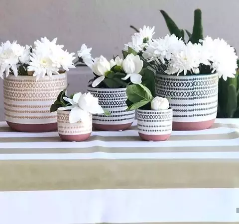 FLORERO/PORTA MACETA MILA