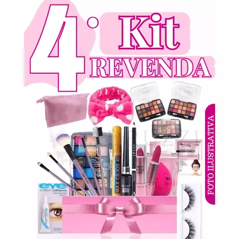KIT INICIAL 4 - FATURE ATÉ R$ 430,92 E GANHE 1 NECESSAIRE EXCLUSIVA - (48 ITENS) - comprar online