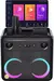 Parlante de karaoke Joog Break X2 de 600 W con pantalla de 10,1" 2 micrófonos inalámbricos