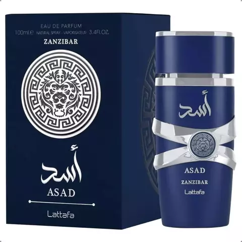 Perfume Arabe Lattafa Asad Zanzibar EDP 100ml Masculino