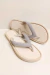 Chinelo Rasteirinha Feminino com Tira brilhosa