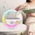 Velador Cargador Parlante Bluetooth Mini Lámpara G con Luces RGB
