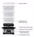 Vaporera Electrica Oryx - 3 Niveles Apilables - comprar online