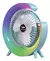 Ventilador Portátil de Mesa, Recargable USB, Rgb
