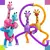 Kit 4 girafas estica e gruda melman pop it tubo tiktok com luz brinquedo para crianças promoção na internet