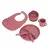 Talheres bebê silicone 8 Peças kit Talheres Infantil Com Ventosa Canudo Colher Babador Garfo