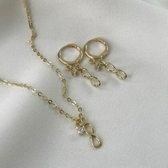 CONJUNTO INFINITO COM PONTO DE LUZ 45CM