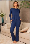 25663 - PIJAMA DE INVERNO. - AZUL