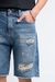 Bermuda Mom Azul Roturas - comprar online
