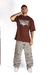 Remera Over Trival Marron - kyro mayorista