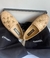 Espadrilhe Chanel Couro Bege