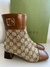 Bota Gucci Canvas Couro Caramelo - comprar online