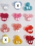 Pompom de malha tamanho 3,5cm pacote com 6 unidades