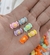 Aplique Mix Mini bombom - 6 unidades