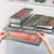 Organizador de refrigerador de acero inoxidable, contenedor de carne y tocino, c - comprar online