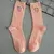 Calcetines bonitos de algodón con bordado de dinosaurio para mujer, calcetines - tienda online