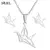 SMJEL-collares de acero inoxidable para mujer, joyería de Mini Animal, collar d en internet