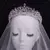 Imagen de Tiaras de diamantes de imitación para novia, diademas de Color plateado púrpur