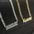 KristenCo-Collar personalizado con nombre, colgante de Color dorado, cadena plan - tienda online
