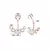 Piercing de Ombligo curvo de acero quirúrgico 316L para mujer y niña, anillos
