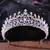 Tiaras de diamantes de imitación para novia, diademas de Color plateado púrpur - MEGA BUY VARIETIES