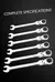 Llave de trinquete, herramienta de enchufe, cabezal Reversible Flexible, combina