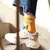 Calcetines bonitos de algodón con bordado de dinosaurio para mujer, calcetines en internet
