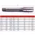 Grifo de rosca métrica de mano izquierda, tornillo HSS de brocas, M3, M4, M5, M - MEGA BUY VARIETIES