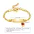Pulsera personalizada con piedra natal para niño niña, pulsera personalizada c