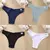 Imagen de FINETOO-bragas de algodón para mujer, ropa interior Sexy de cintura baja, lence