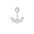 Piercing de Ombligo curvo de acero quirúrgico 316L para mujer y niña, anillos - comprar online