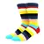 Calcetines de algodón peinado para hombre, medias divertidas de colores brillan - tienda online
