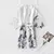 Bata de baño de satén para mujer, Kimono de seda, Sexy, a la moda, para novia