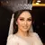 Imagen de Corona redonda de circón para boda, diadema de lujo con diamantes de imitación