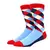 Calcetines de algodón peinado para hombre, medias divertidas de colores brillan - tienda online