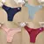 FINETOO-bragas de algodón para mujer, ropa interior Sexy de cintura baja, lence