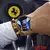 HOURSLY-Reloj de pulsera de acero inoxidable para hombre, cronógrafo de cuarzo,