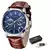 LIGE-reloj analógico de cuero para hombre, accesorio de pulsera de cuarzo resis en internet