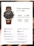 LIGE-reloj analógico con correa de cuero para hombre, nuevo accesorio de pulser