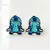 LT1429-colgantes de Stitch alien Anime para niños, aretes de oreja perforadas,