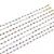 Imagen de Tobillera de acero inoxidable para hombre y mujer, pulsera redonda de esmalte co