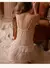 Pijama de malla de encaje para mujer, camisón largo para novia, bata de boda, a en internet