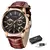 LIGE-reloj analógico de cuero para hombre, accesorio de pulsera de cuarzo resis - MEGA BUY VARIETIES