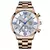 Imagen de Reloj hombre Relojes de negocios de lujo para hombre, pulsera de oro, de cuarzo,